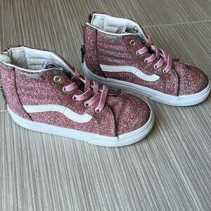 Size 8 sparkly toddler Vans